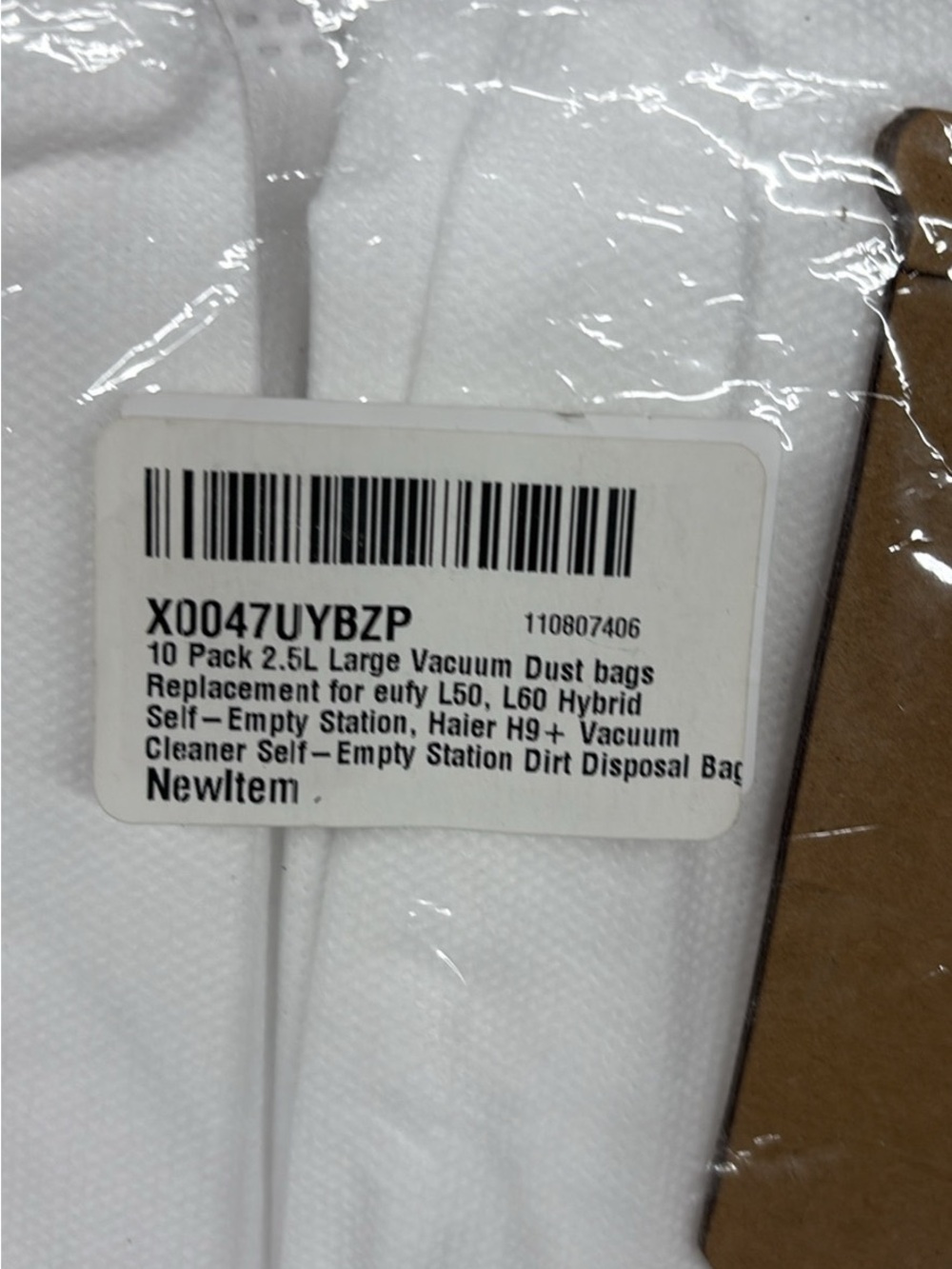 10 Pack Vacuum Dust Bags - White